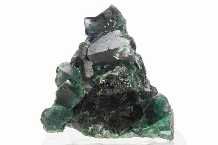 Apple-Green Cubic Fluorite Crystal Cluster - Erongo Mountains #332623